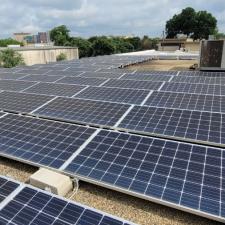 Solar Panel Cleaning in Downtown San Antonio, TX 1
