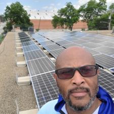 Solar Panel Cleaning in Downtown San Antonio, TX 7